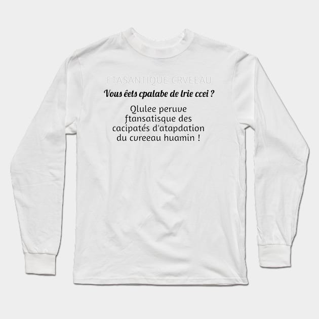 FTASANTIQUE CRVEEAU Long Sleeve T-Shirt by GribouilleTherapie